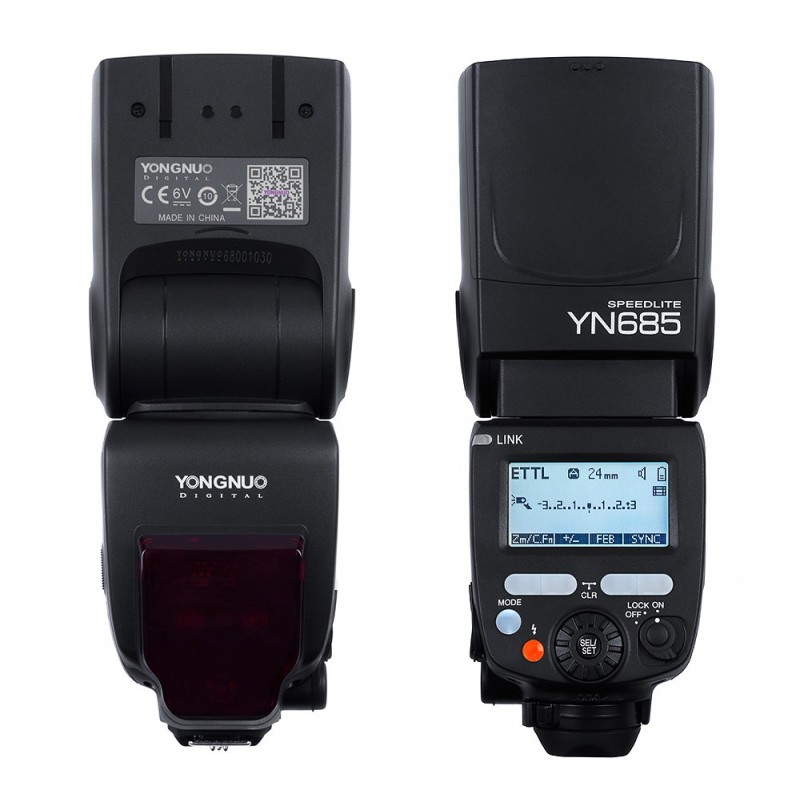 Lampa błyskowa Yongnuo YN685 do Nikon front tył