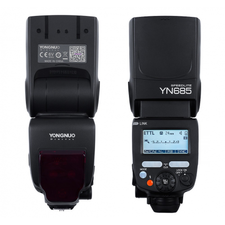Lampa błyskowa Yongnuo YN685 do Nikon front tył