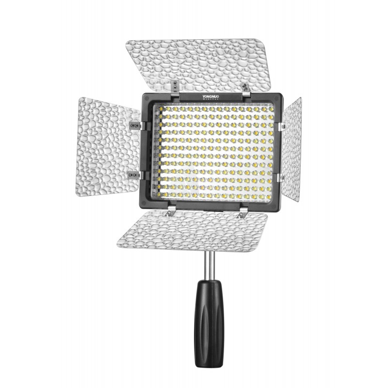 Lampa LED Yongnuo YN160 II front bok uchwyt