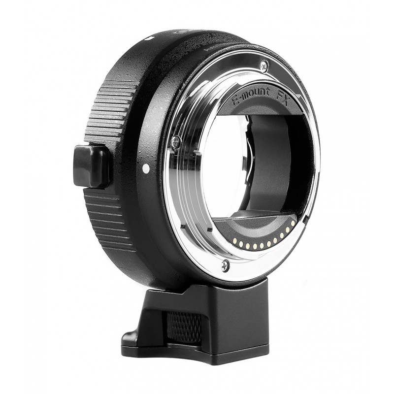 Adapter bagnetowy Commlite CoMix CM-EF-NEX - Canon EF / Sony E, czarny - Zdjęcie 2