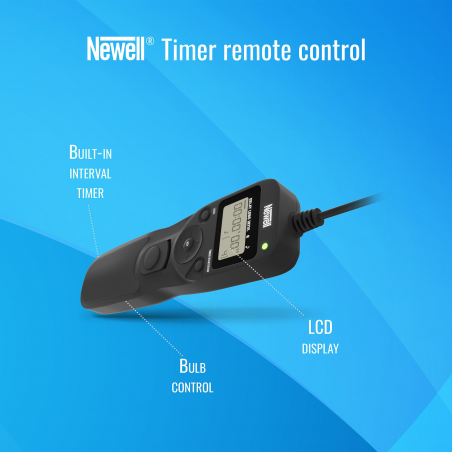 Wężyk spustowy z interwałometrem Newell RS-80N3 do Canon - Zdjęcie 5