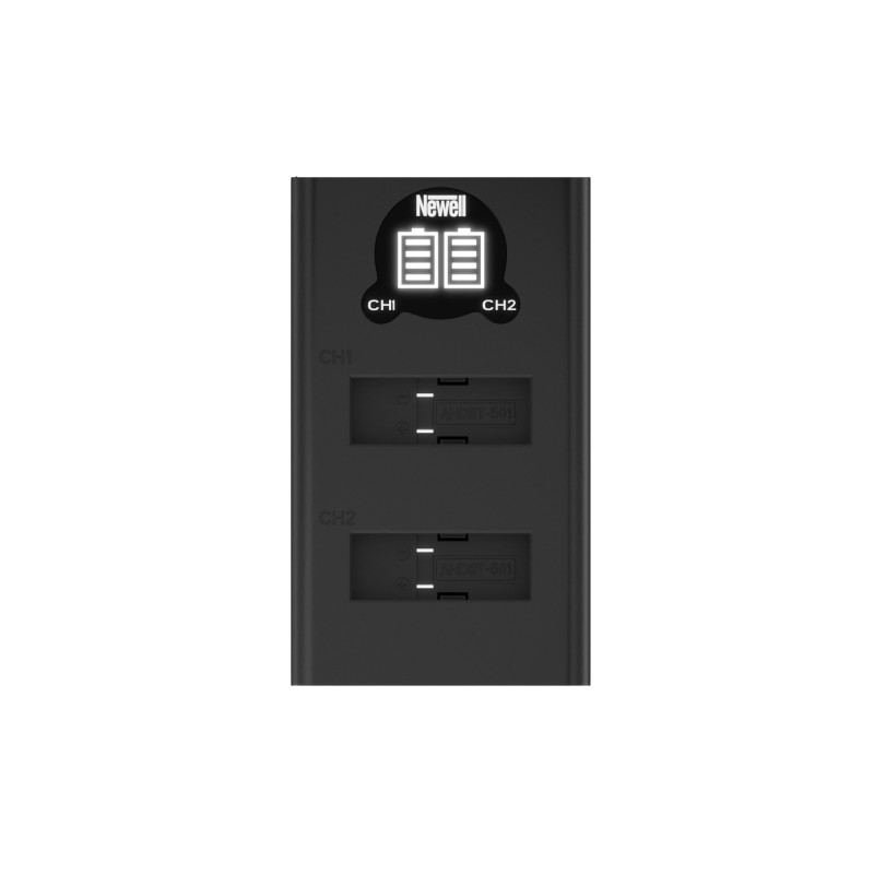 Ładowarka dwukanałowa Newell DL-USB-C do akumulatorów AABAT-001 - Zdjęcie 3