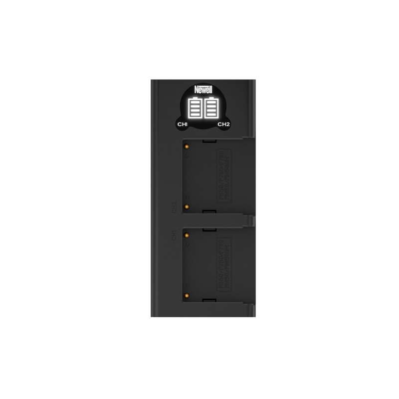 Ładowarka dwukanałowa Newell DL-USB-C do akumulatorów NP-F550/770/970 - Zdjęcie 3