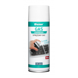 Sprężone powietrze Vakoss CK-664 - 400 ml - Zdjęcie 1