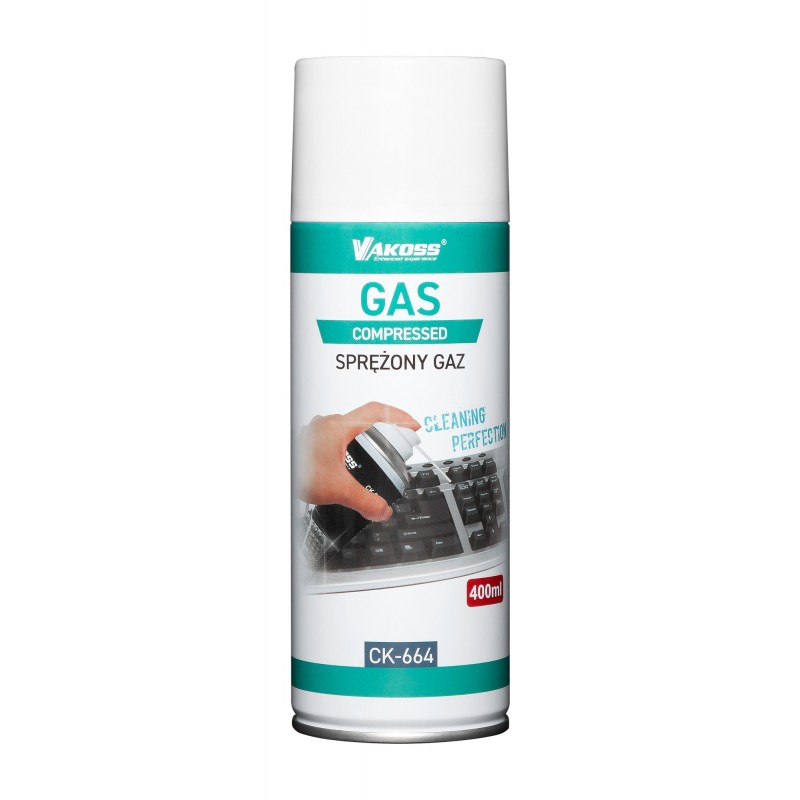 Sprężone powietrze Vakoss CK-664 - 400 ml - Zdjęcie 1