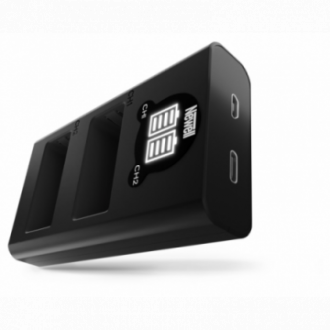 Ładowarka dwukanałowa Newell DL-USB-C do akumulatorów DMW-BLC12 do Panasonic